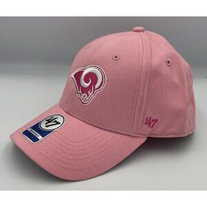 Los Angeles Rams Kids Hat Rose Pink '47 MVP Adjustable Logo